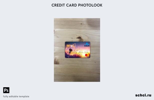 цифровая загрузка Венгрия K&H Bank Mastercard фотоизображение переднего шаблона